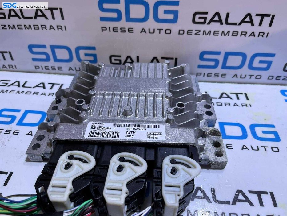ECU Calculator Motor Ford Focus 2 1.8 TDCI 116CP 2004 - 2010 Cod 7M51-12A650-AUH 7M5112A650AUH  5WS40582I
