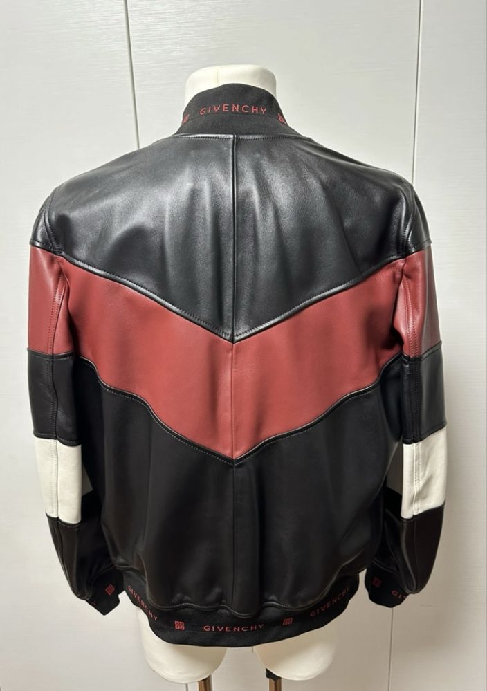 Ginenchy bomber jacket barbateasca noua originala piele masura L-50.