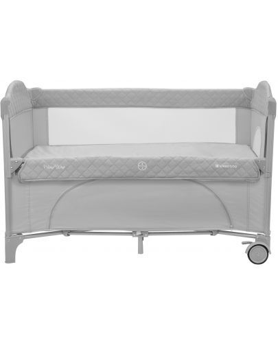 НОВА Kikka boo Сгъваема бебешка кошара Milky Way Grey, 2 Нива ПОДАРЪЦИ