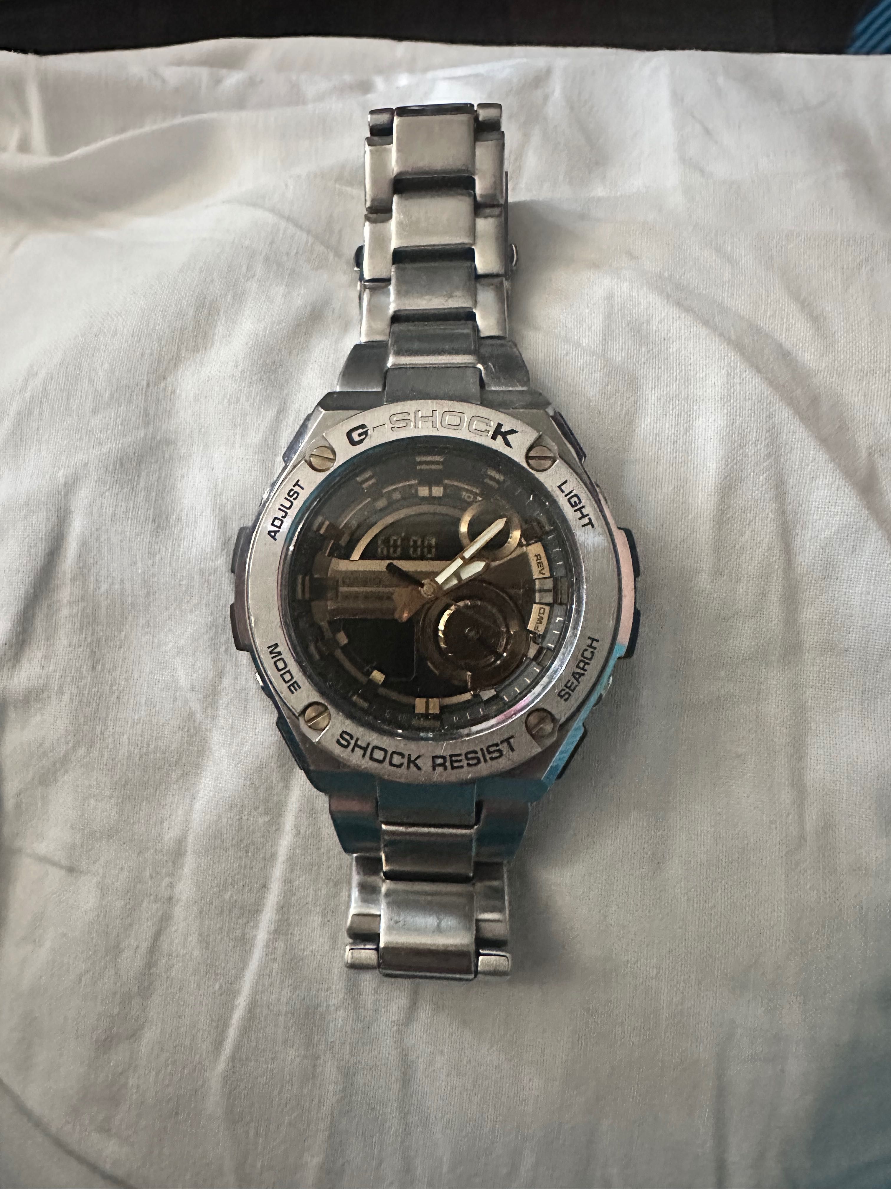 g shock casio steel
