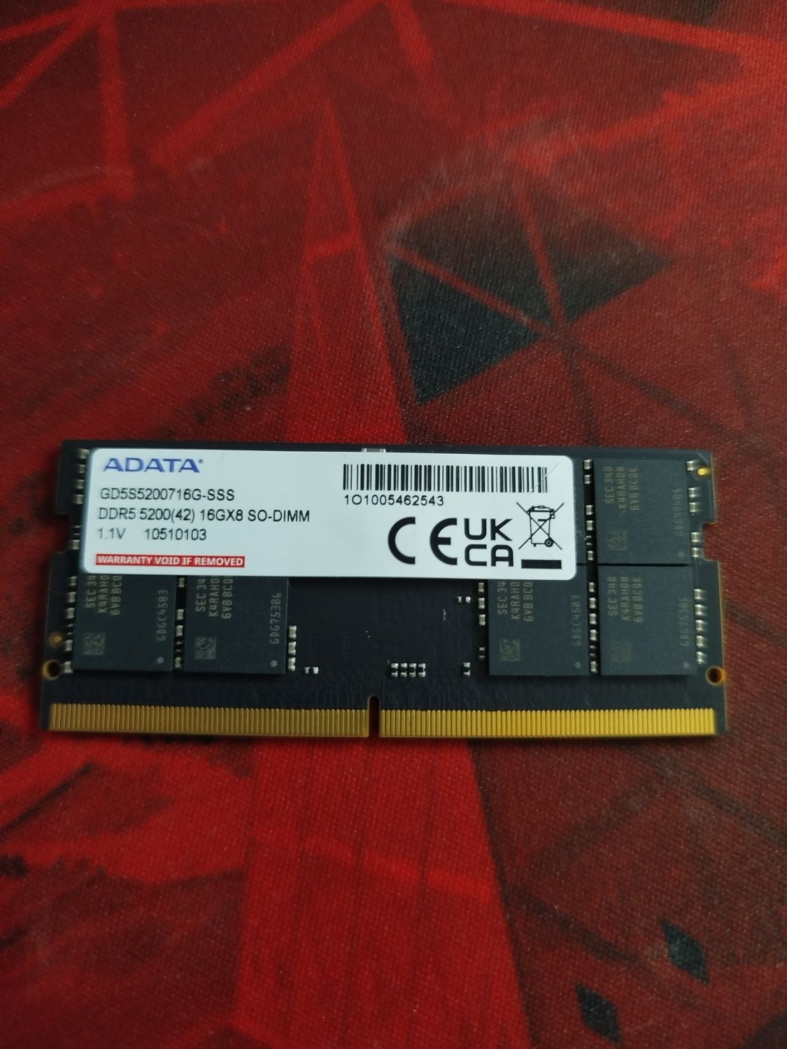 SO-DIMM DDR5 16gb ОЗУ оперативная память