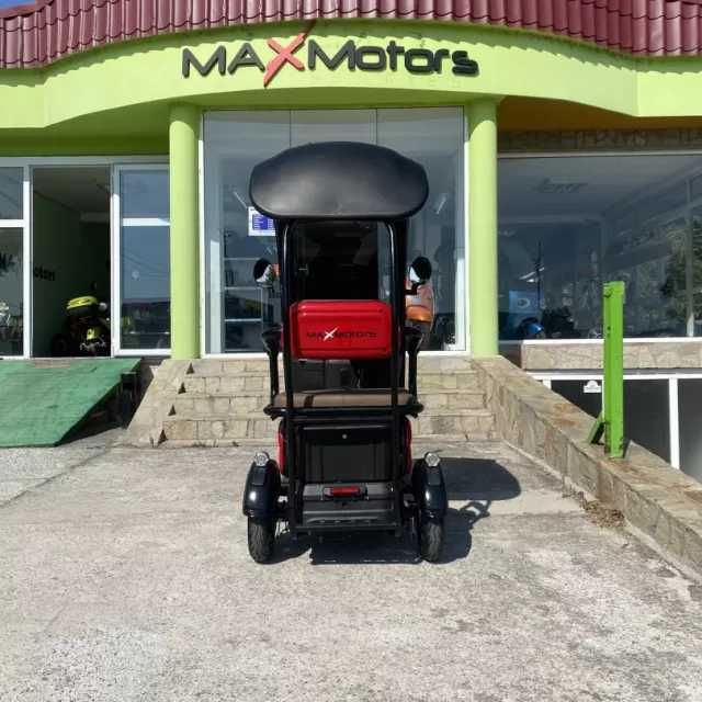 Триместна Електрическа ТРИКОЛКА MaXmotors X3 1500W - RED