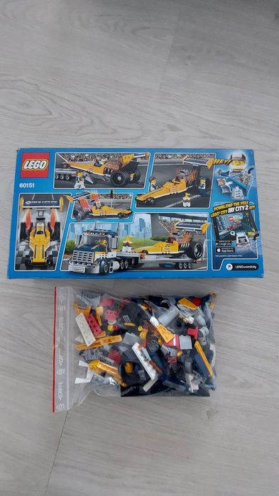 Lego city 60151 Transportor de dragster