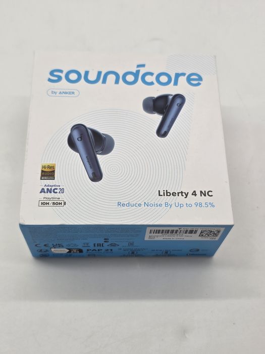 Casti Wireless Anker SoundCore Liberty 4 NC, ANC 2.0, Sunet Hi-Res, LD