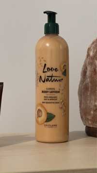 Lotiune corp Oriflame Love Nature cu ovaz organic si caisa