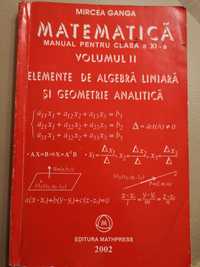 Manual matematica clasa XI a Mircea ganga