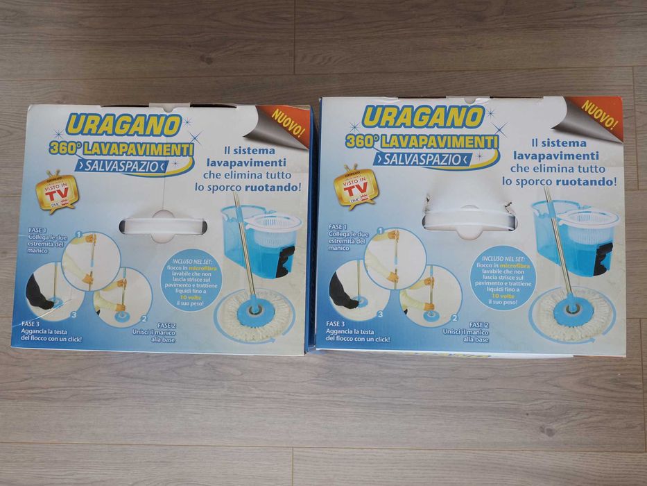 Mop rotativ + doua galeti modulare pe roti