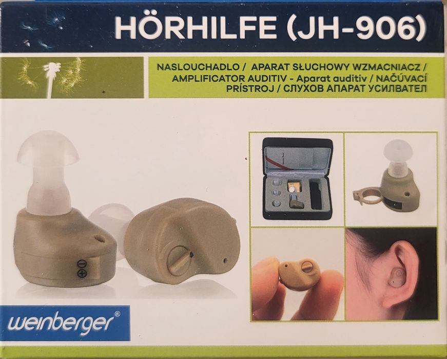 2323Слухов апарат ”Weinberger” HORHILFE (JH-906
Слухов апарат ”Weinber