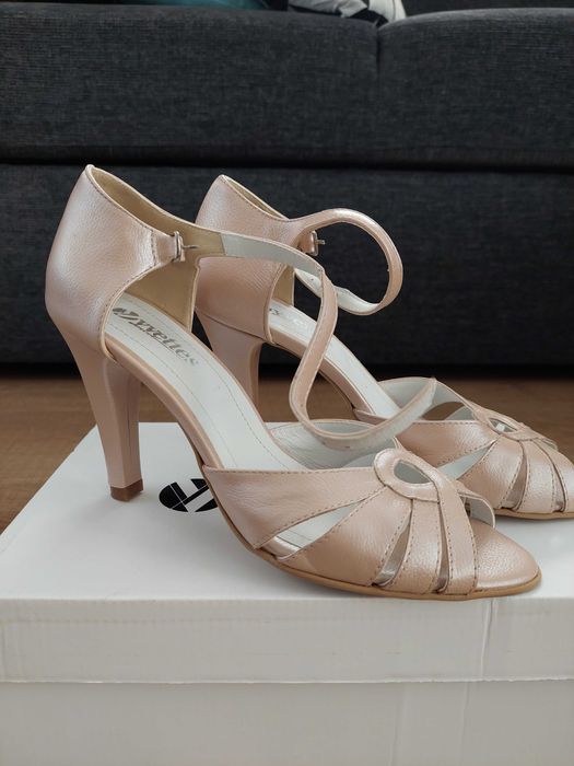 Sandale mireasa piele 38