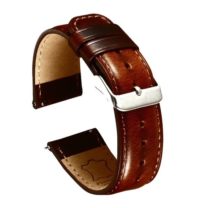 Каишка за часовник от естествена кожа 22 мм
