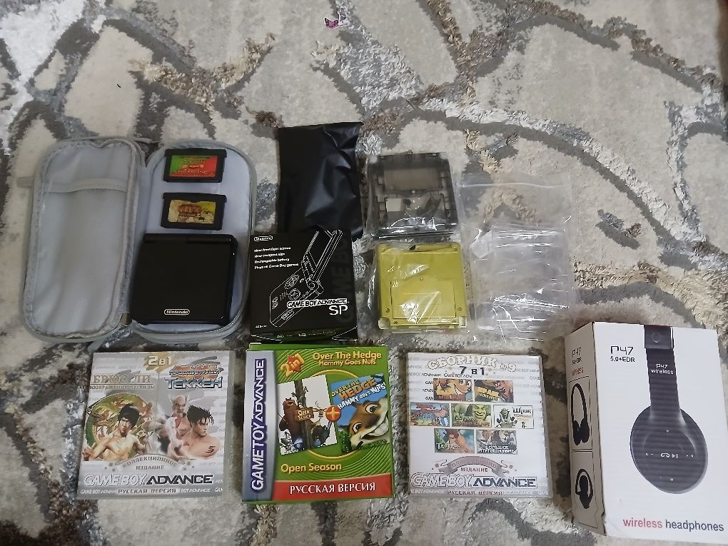 Assalom alekum Nintendo Game Boy Advance sp sotiladi Qora Rang