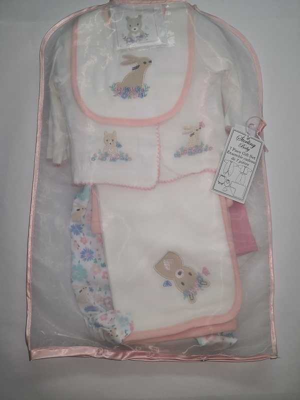 set fetita 7 piese, 3 luni , 62 cm , brand Sterling baby , UK