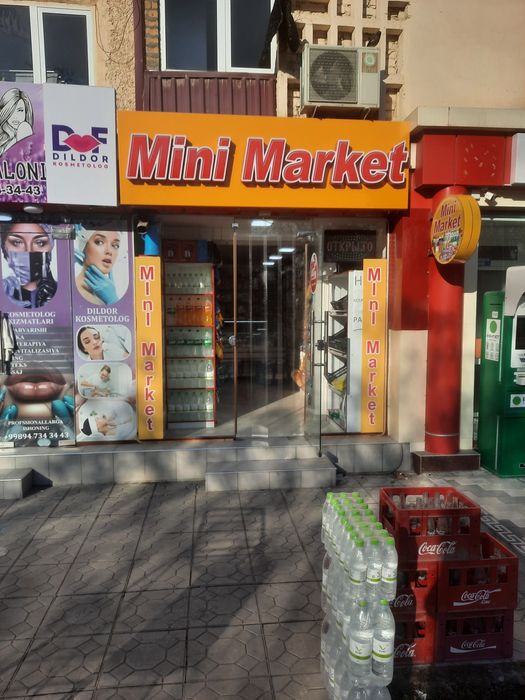 Reklama Mini Market Bukvanniy, Akriloviy, Alkafon pochti yangi, yonadi