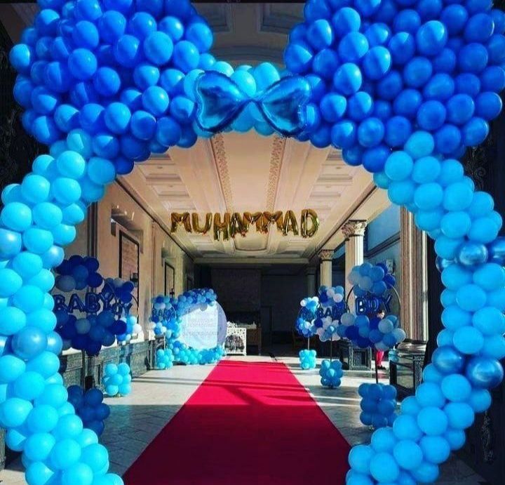 Оформление шарами.