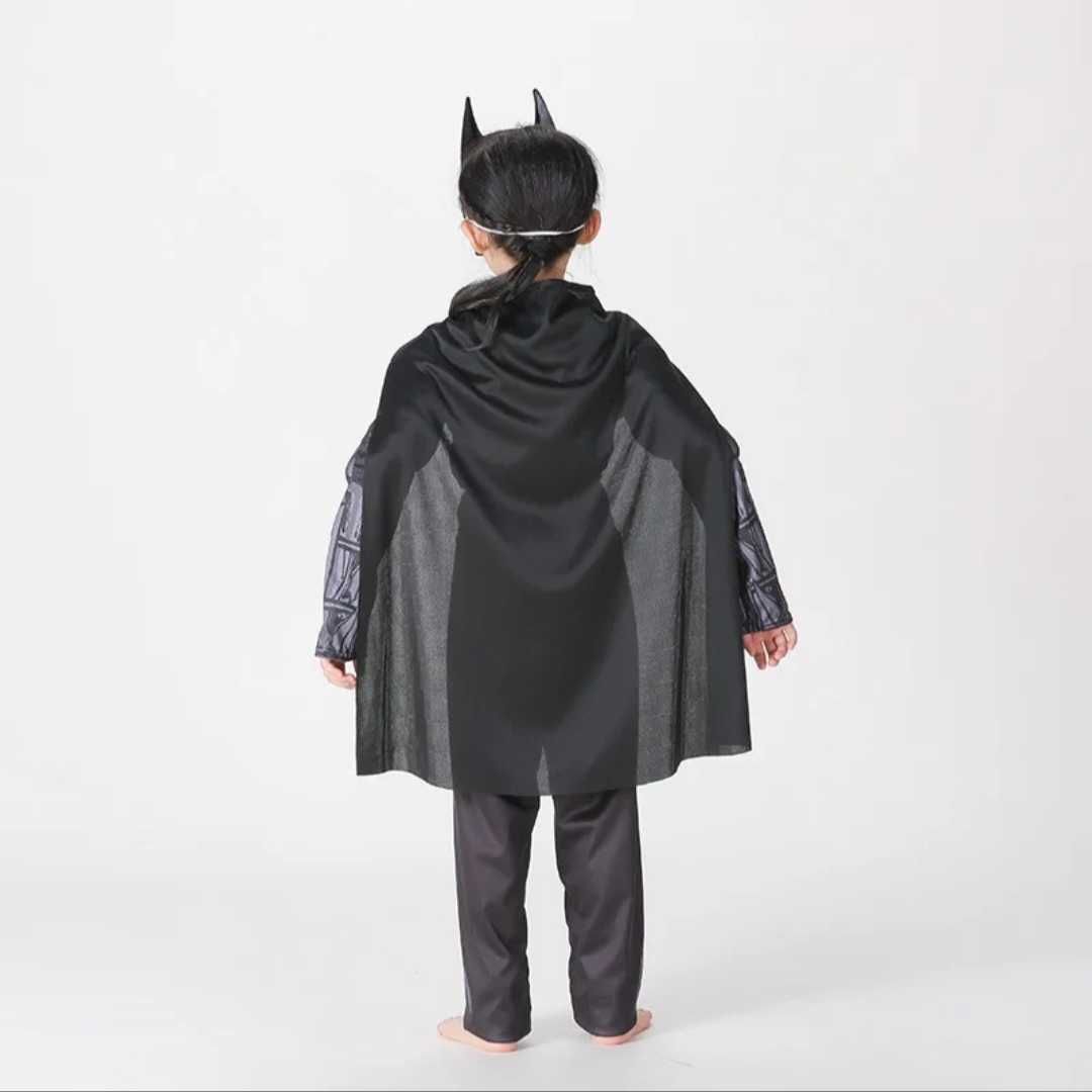 Луксозен Детски костюм на Батман с мускули и маска Batman Avengers