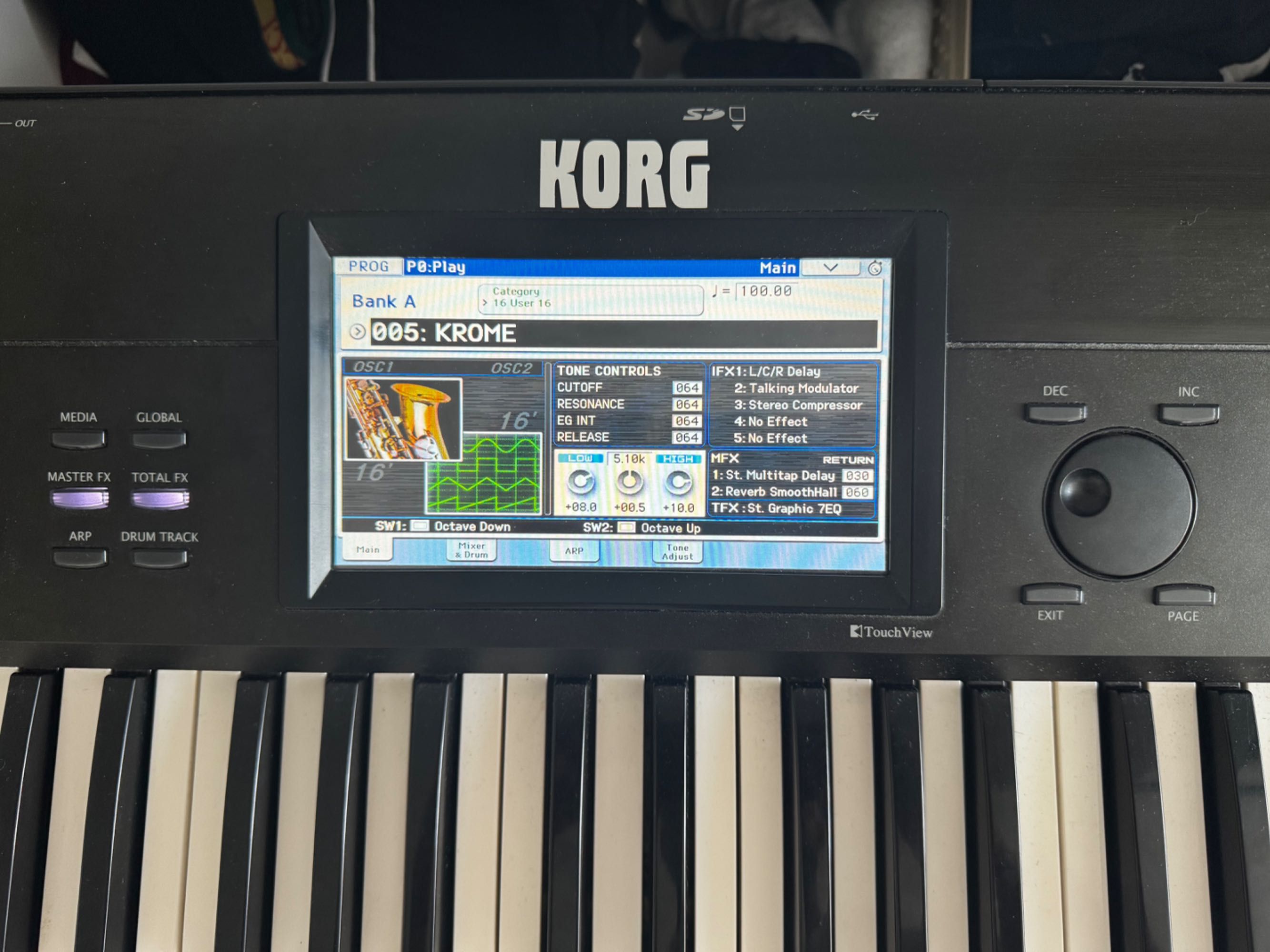 Korg Krome Запазен синтезатор