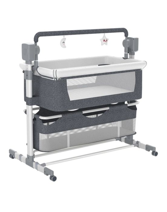 Манеж-кровать поперечный маятниковый механизм Eco 01