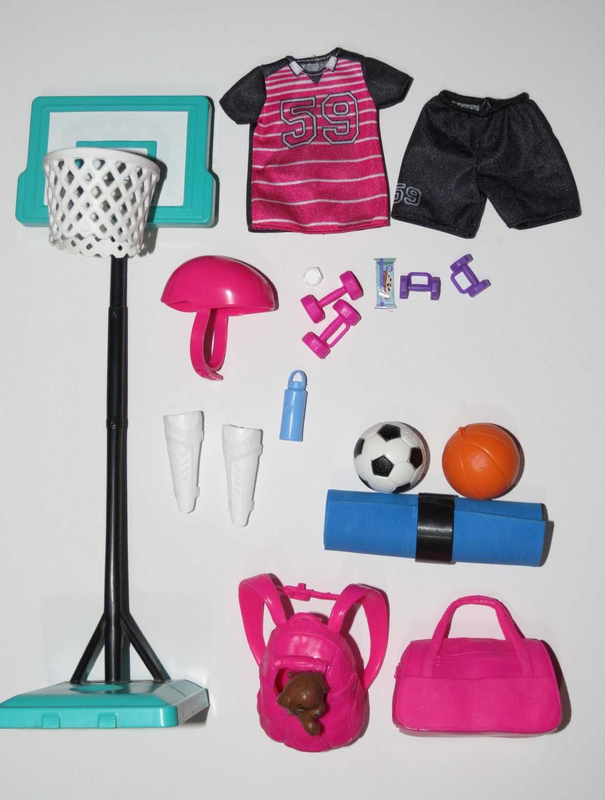 Набор игрушек "Спорт" для куклы Барби и других