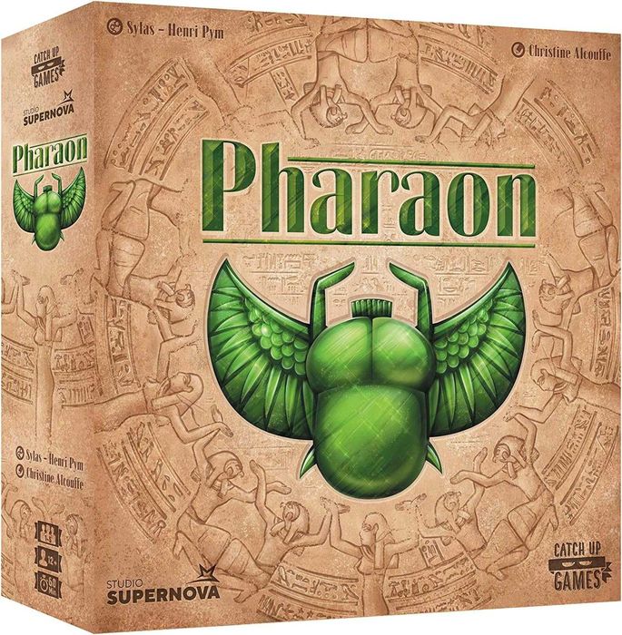 НОВА настолна игра PHARAON -за любителите на древен Египет, 1-5 играча
