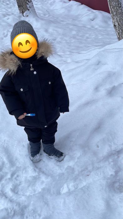 Детский зимний комбинезон и куртка