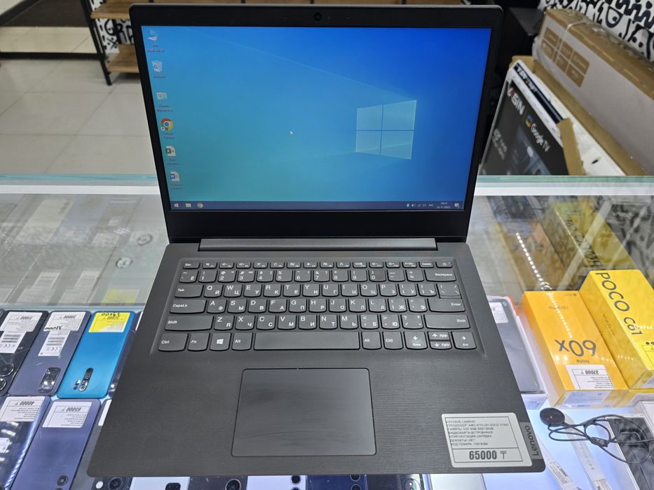 Ноутбук Lenovo Amd Athlon Gold 3150u озу 8gb ssd128gb рассрочка