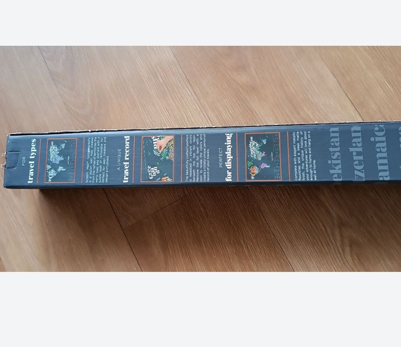 Скреч карта на света