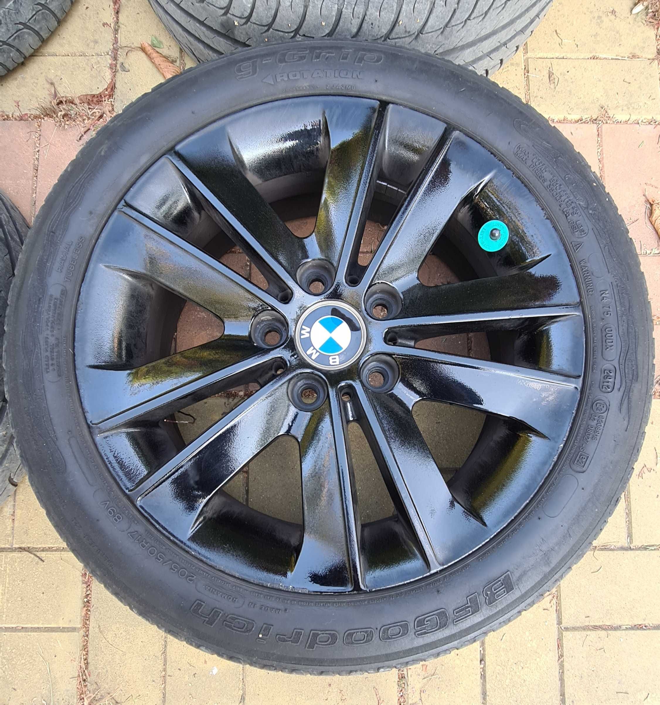 Jante 17 BMW BBS seria 1 e87, seria 3 e90 negre 7J17 5x120 Et 47