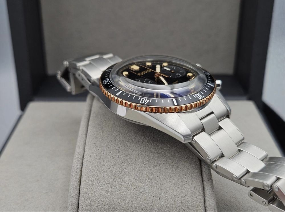 Швейцарские часы Oris, механический хронограф