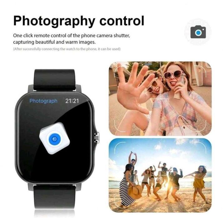 SmartWatch Nou Roz compatibil cu Android și IOS