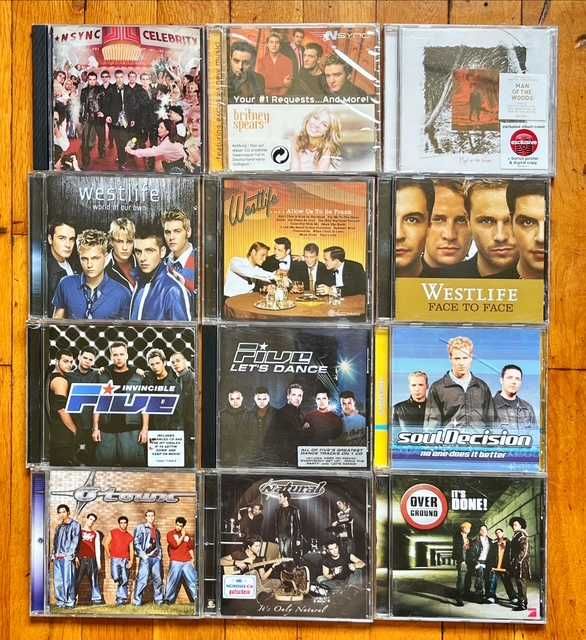 Lot CD orig: One Direction, Take That, East 17, Keating, Westlife,Five