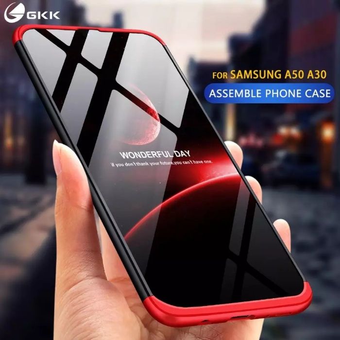 Samsung Galaxy A30s A50 A70 A40 / GKK 3в1 твърд мат кейс