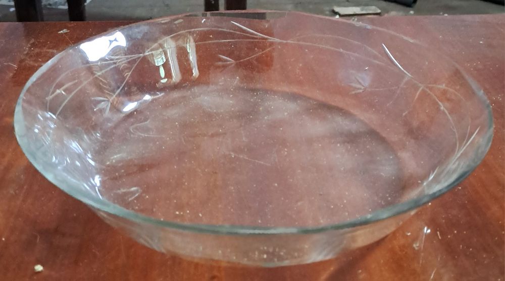 Bol de sticla transparent pentru bucatarie