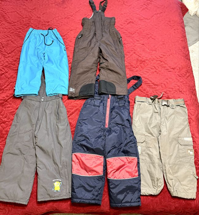 Salopeta Pantaloni captusiti, grosi/schi iarna toamna 3-4, 6-7 ani