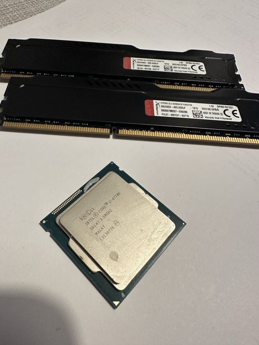 Intel I7 4770k + 2x8GB DDR3
