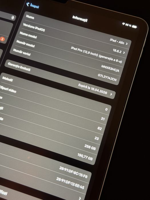 Ipad Pro 12.9 - 256gb Gen 6th - Ca Nou
