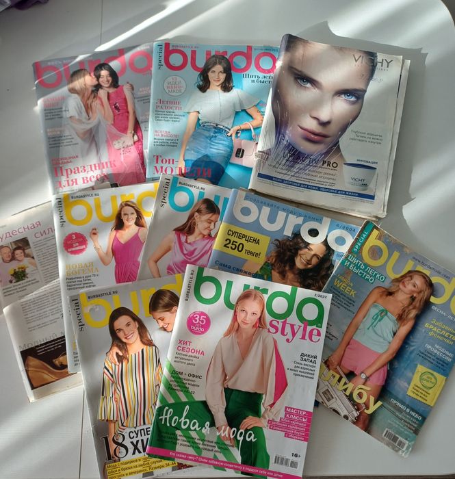 Бурда журналы, разные выпуски