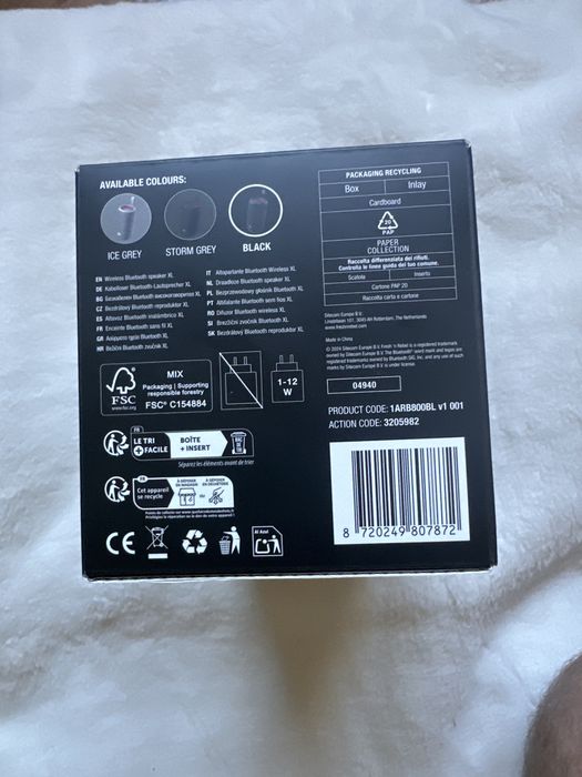 Boxă Fresh ‘n Rebel 24W cu LED – Sunet Puternic & Design Modern