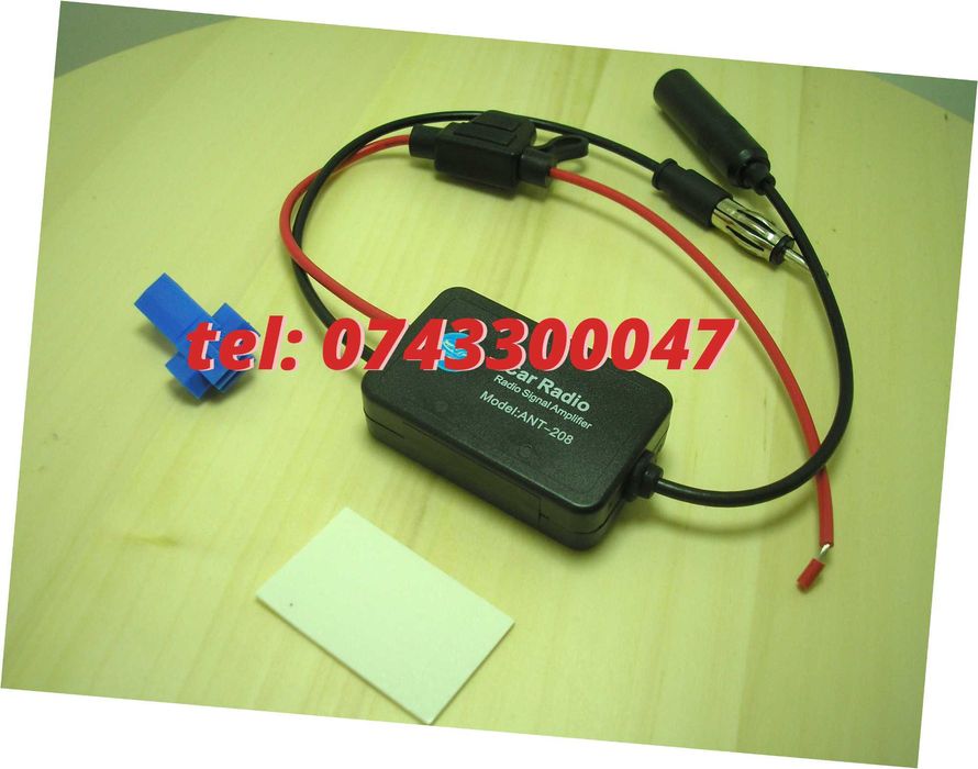 Amplificator Semnal Antena Radio Auto Camioane Etc Fm 12v