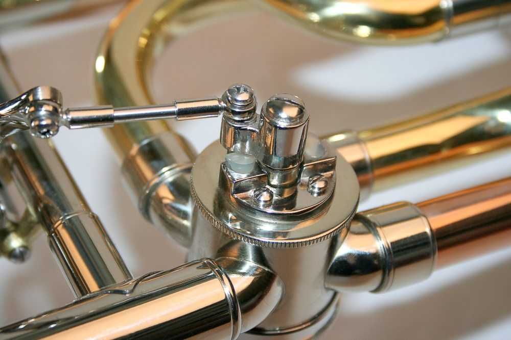 Trombon Konzert Bb/F Quartventil Goldmessing 215 Karl Glaser