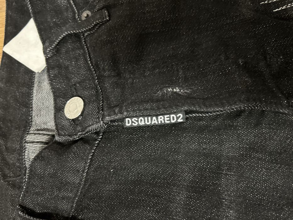 blugi dsquared D2 negru cu gri noi