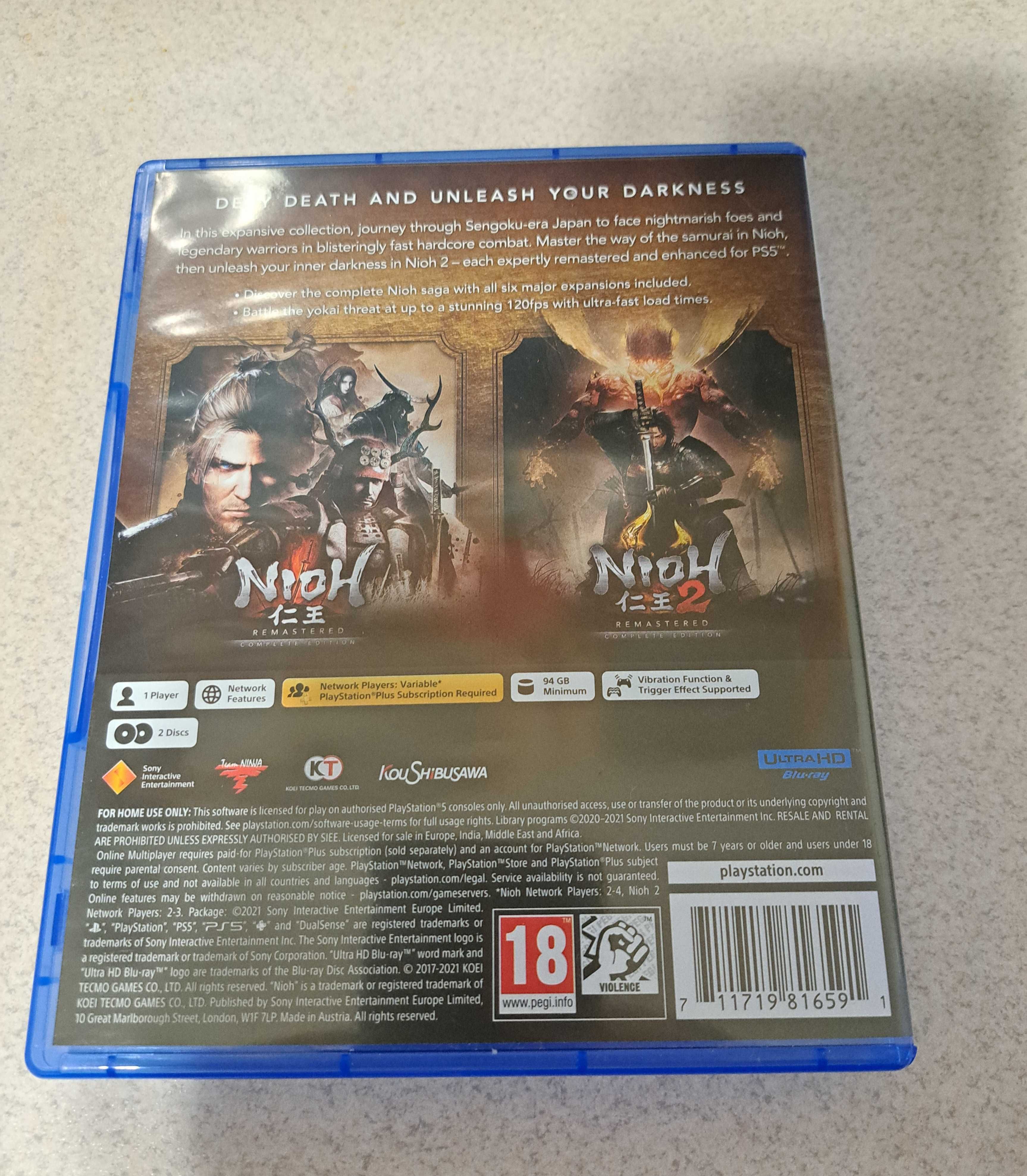 Playstation 5 игра "Nioh Collection"