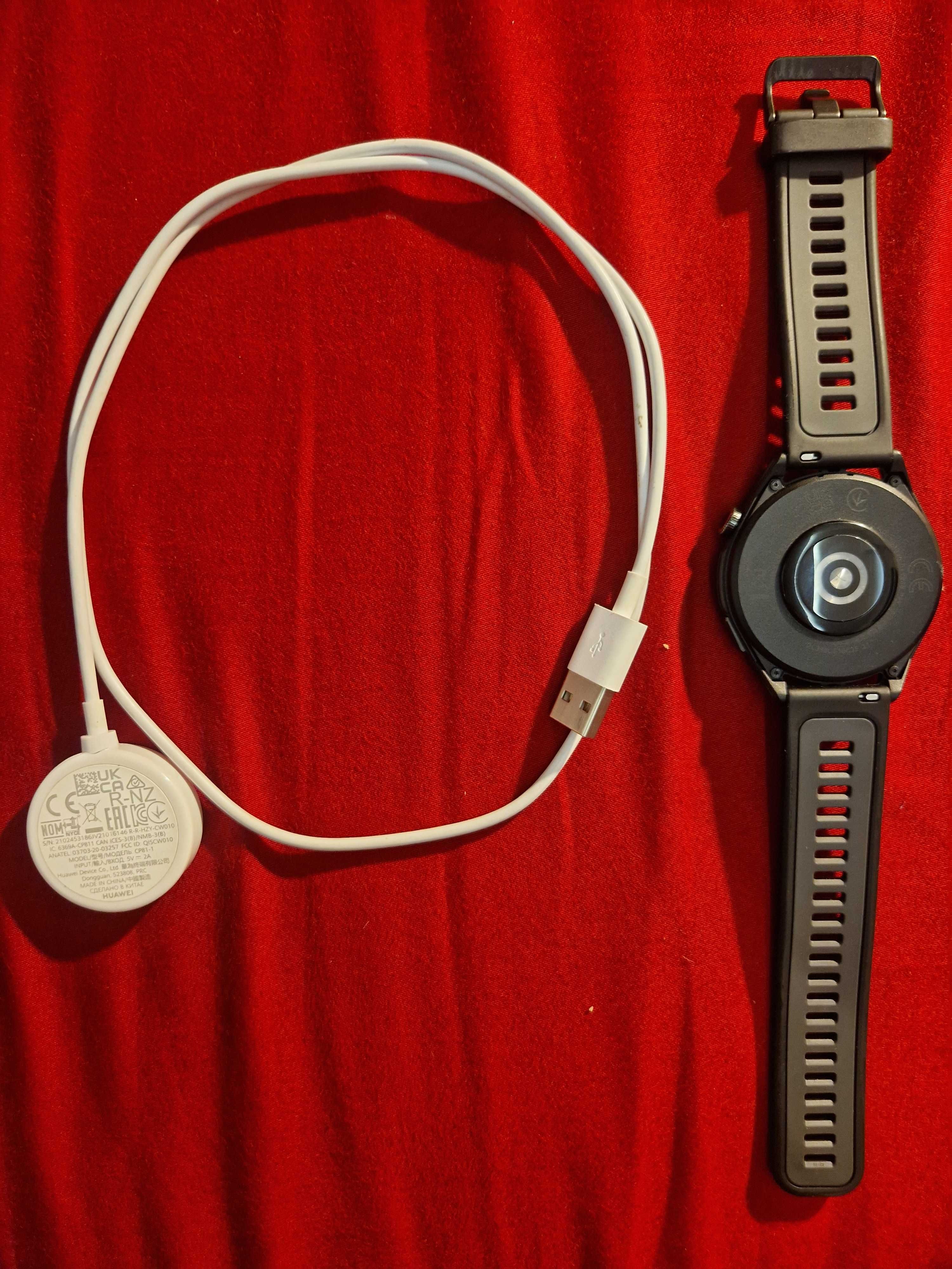 Smartwatch HUAWEI Watch GT Runner 46mm, Android/iOS, silicon, Black