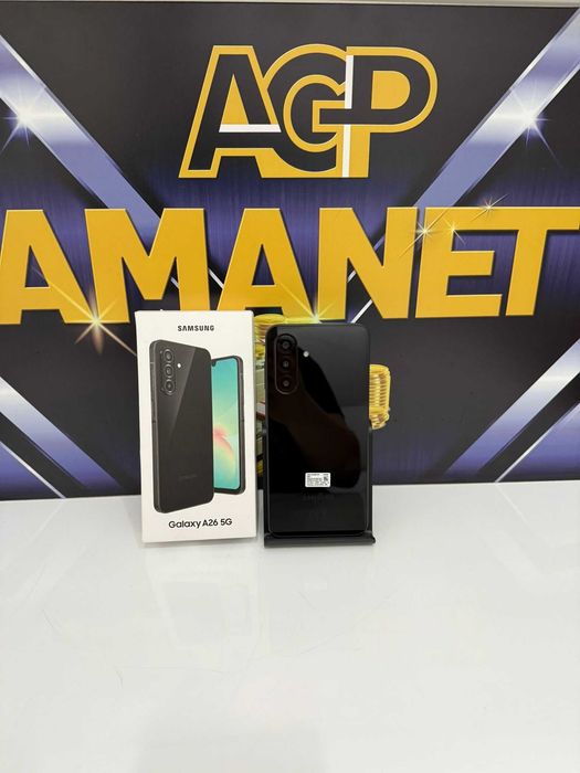 Samsung Galaxy A26 5G Nou 128Gb Black AGP Amanet Cod 2691