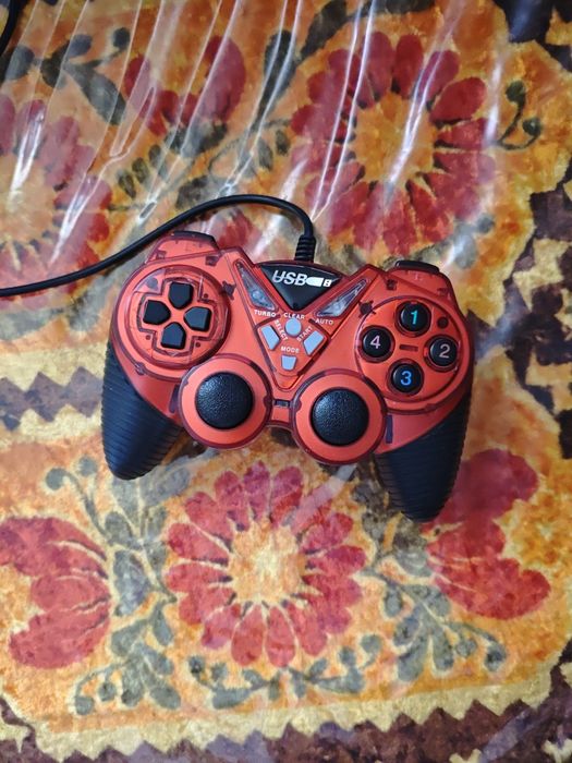 Джойстик для компьютера геймпад USB 908 Double Shock.