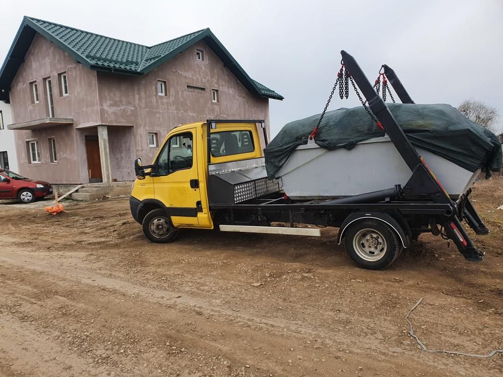Colectare deșeuri nepericuloase Moluz și transport inerte demolări cas