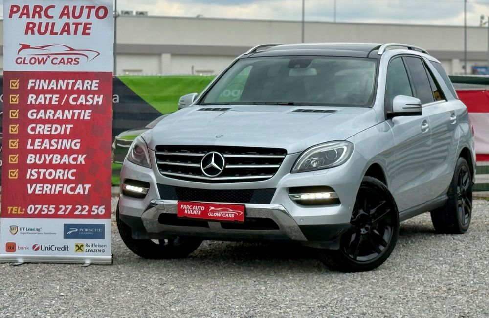 Mercedes-Benz ML GARANTIE 1 an!4x4 An 2014/iunie km real Pano posib RATE sau CREDIT
