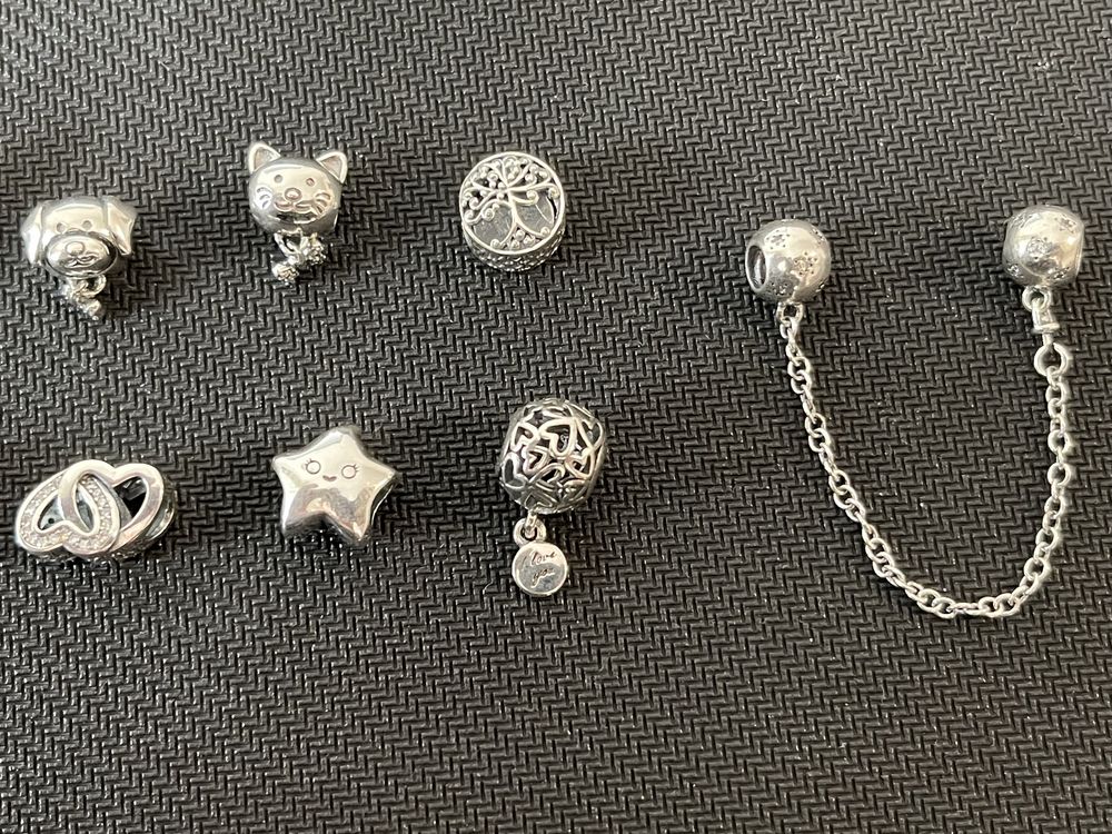 Charm talisman din argint pentru bratara Pandora