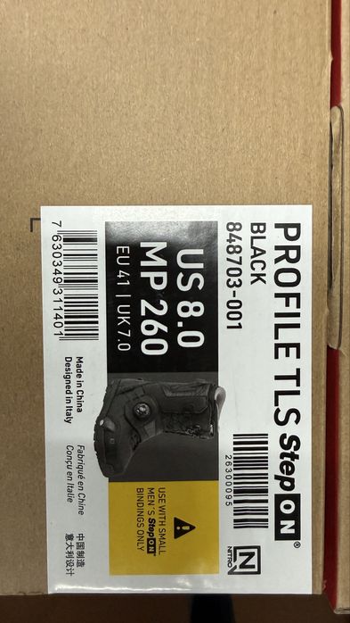 boots noi nitro profile tls step on mondo  25,5 26 26,5 30