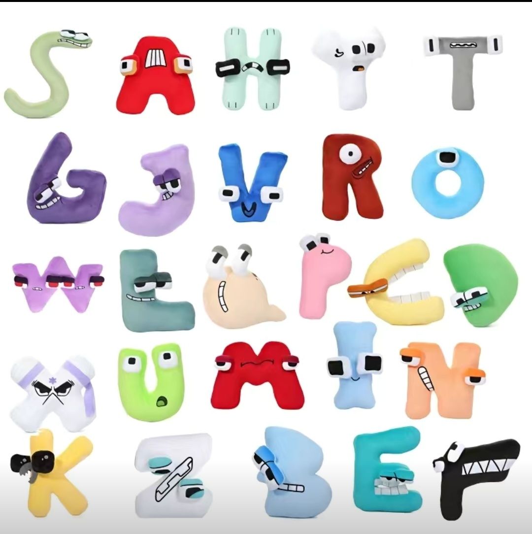 Буквы Лори Lore мягкие буквы игрушки