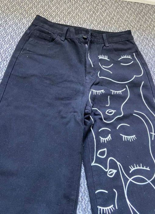 Дънки с висока талия SHEIN